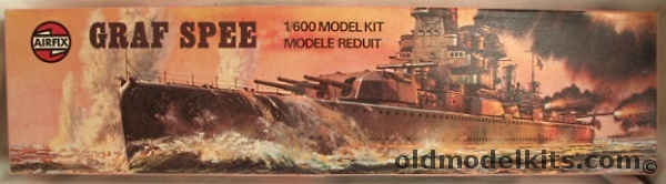 Airfix 1/600 Graf Spee Pocket Battleship - T4 Issue, 04211-0 plastic model kit